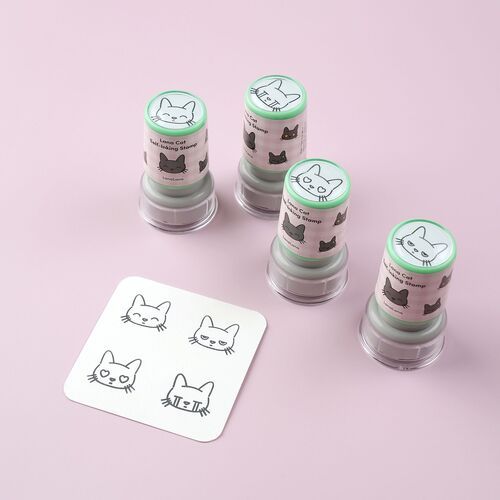 4pcs Self-inking Stamp Set - Image 4