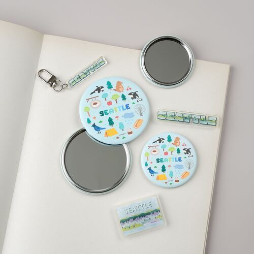 Seattle Acrylic Key Ring - Image 13