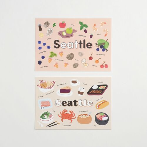 8pcs Seattle Postcard Set - Image 10