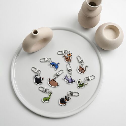 Animal Acrylic Key Ring v2 - Image 11