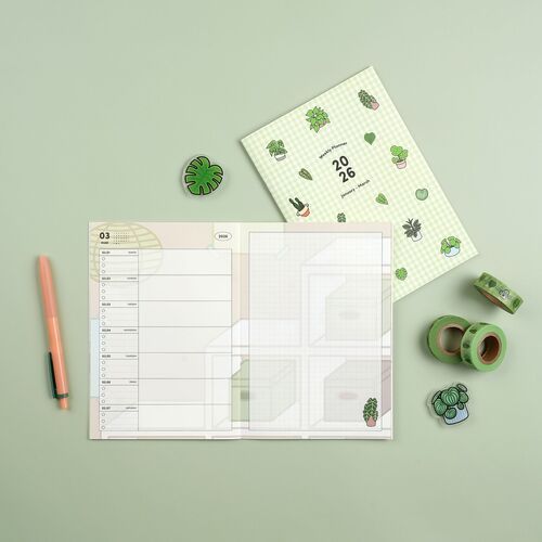 2026 Houseplant Quarterly Weekly Planner - Image 3