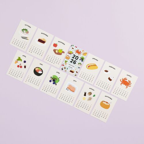 2026 Seattle Mini Calendar Sheets - Image 1