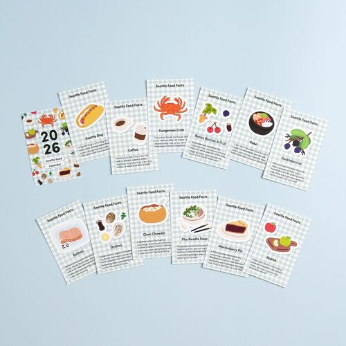 2026 Seattle Mini Calendar Sheets - Image 2