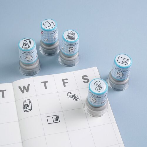 4pcs Self-inking Stamp Set - Image 20