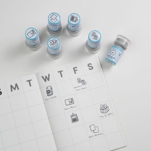 4pcs Self-inking Stamp Set - Image 22