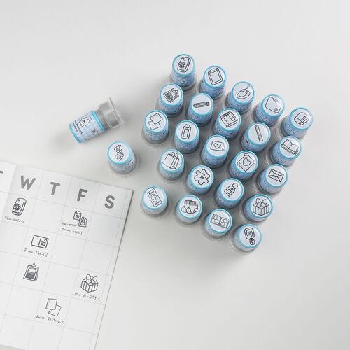 4pcs Self-inking Stamp Set - Image 23