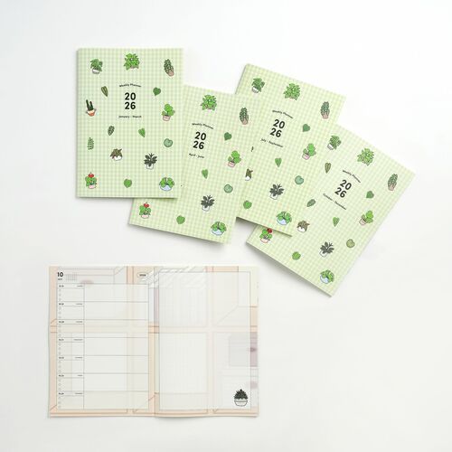 2026 Houseplant Quarterly Weekly Planner - Image 1