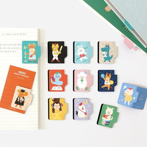 Zodiac Friends Magnetic Bookmark
