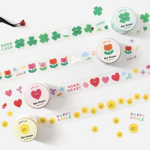 Smile Kiss Cut Sticker Tape