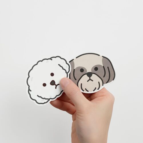 Mini Dog Face Card - Image 6