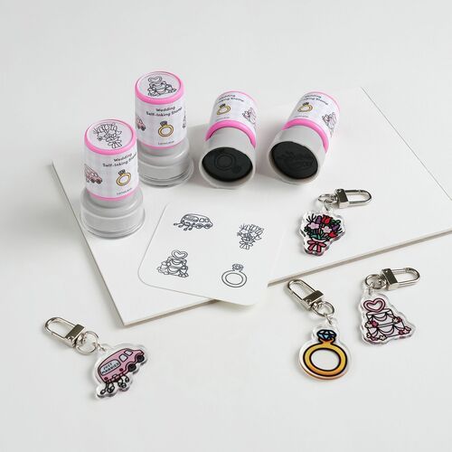 4pcs Self-inking Stamp Set - Image 25