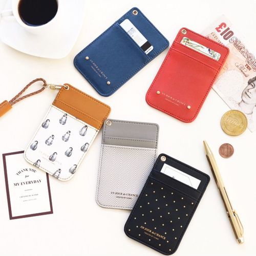 Un Jour De Chance Card Case & Neck Strap Set