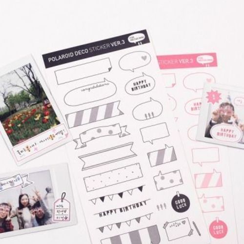 6pcs Instax Deco Sticker Set
