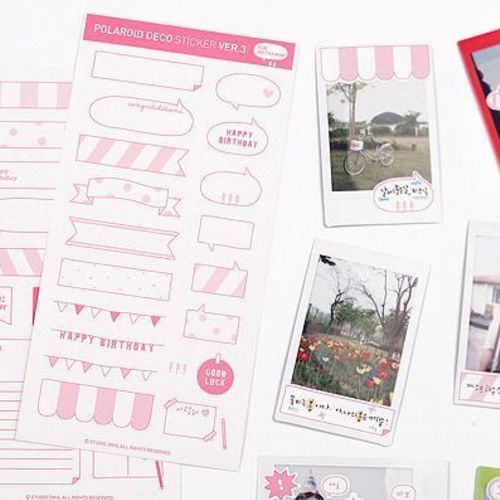 6pcs Instax Deco Sticker Set - Image 4