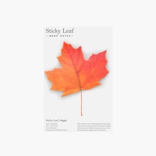 Medium Maple Leaf Sticky Note