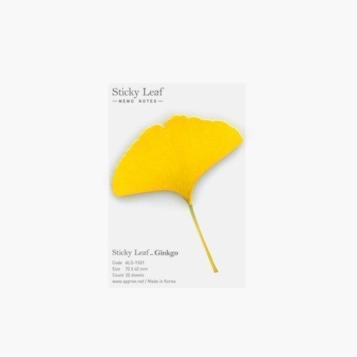 Small Ginkgo Leaf Sticky Note